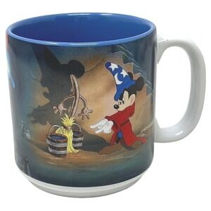 Vintage Disney Mickey Mouse Mug Sorcerers Apprentice Fantasia Dancing Broom